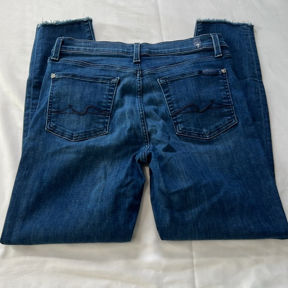 7 for All Mankind High Waist Ankle Gwenevere Jeans - Picture 4 of 6